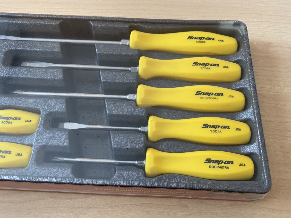 スナップオン Snap-on ドライバーセット Yahoo!オークション イエロー