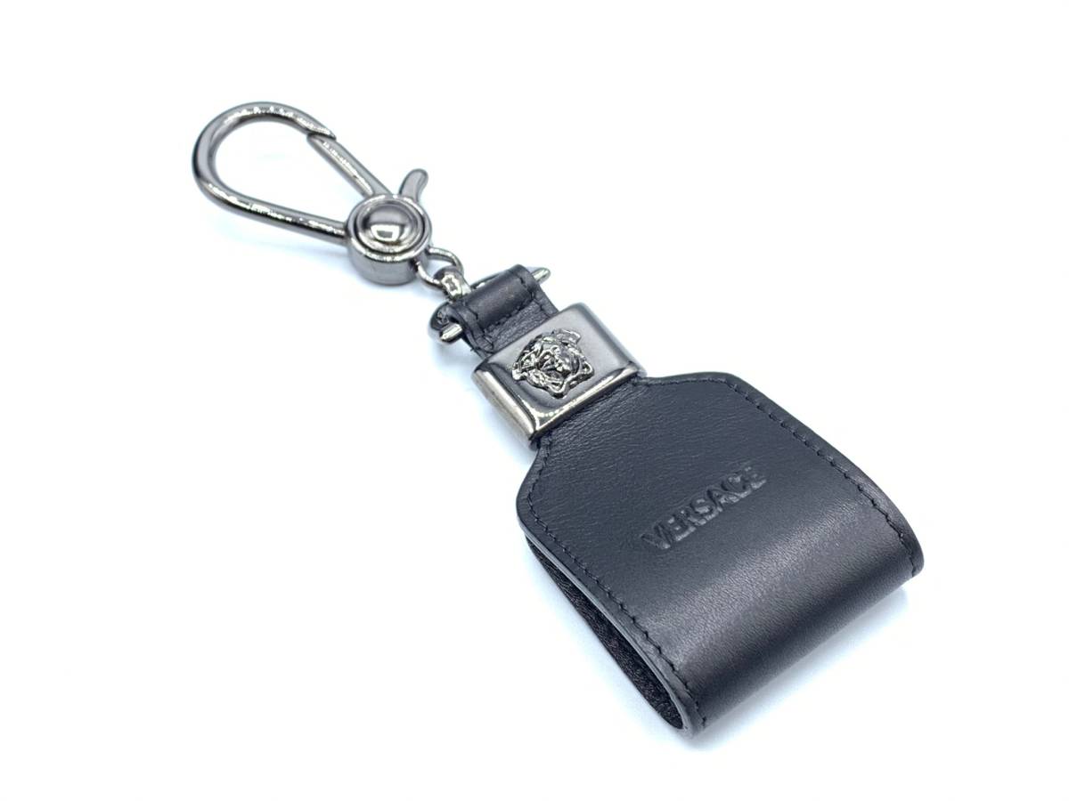 G-458【美品】GIANNI VERSACE / ヴェルサーチ レザー キーリング G-458【美品】GIANNI VERSACE / ヴェルサーチ レザー キーリング