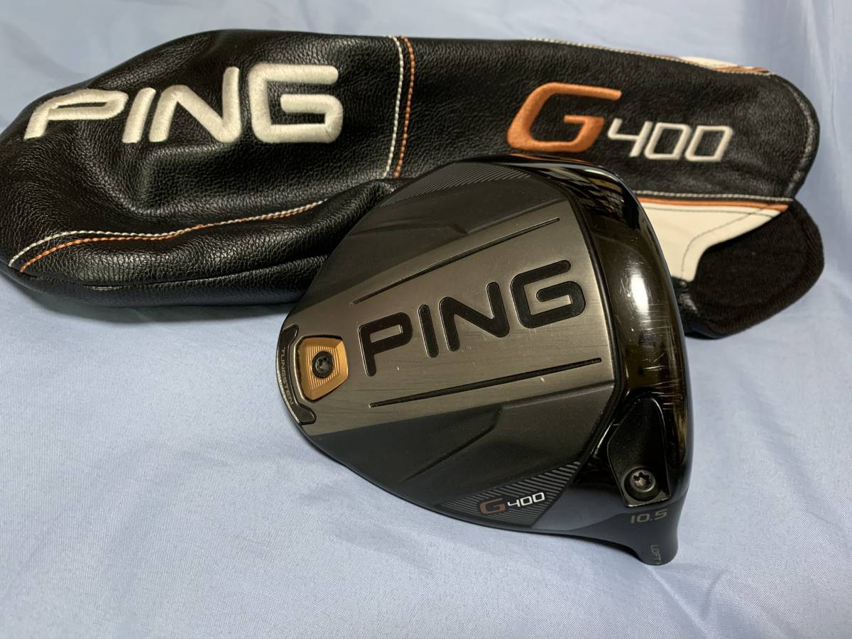 新作登場，お得 日本仕様 PING G400 10.5度 ヘッド単体 カバー付き(ピン)｜売買されたオークション情報、yahooの商品情報をアーカイブ公開 - オークファン 男性右きき用