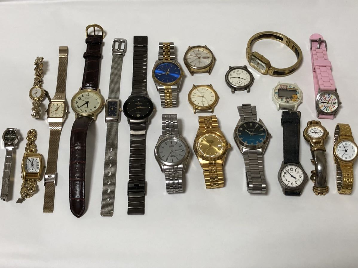 時計まとめて 】大量 SEIKO CITIZEN ORIENT など 20点 ジャンク腕時計