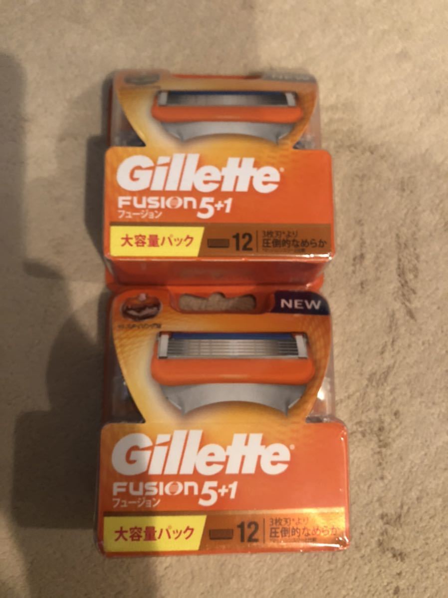 ジレットGillette フュージョン5+1 替え刃 12個入り2個セット 楽天市場】