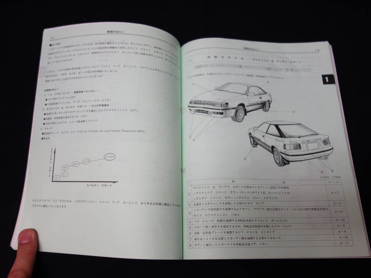 セリカ GT-FOUR Yahoo!オークション 「新型車解説書 セリカ」(カタログ