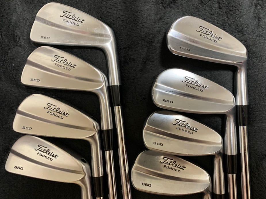 Titleist 660 FORGED アイアンセット 3-P 希少品 Titleist 660 FORGED 3-P 8本セット アイアンセット