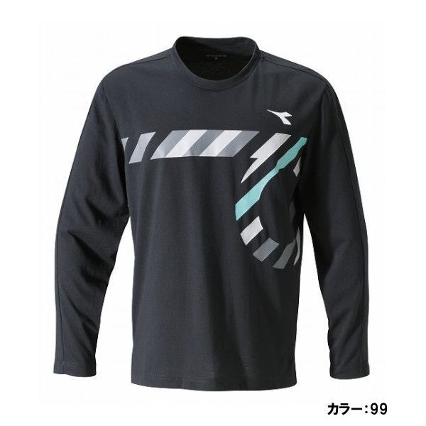 送料390円可能商品 ディアドラ テニス Diadora メンズ テニスウェア 長袖tシャツ ロンt 黒 Lサイズ Dtp9531 99 L 一 三 弐 Qwer ウォームアップ 売買されたオークション情報 Yahooの商品情報をアーカイブ公開 オークファン Aucfan Com