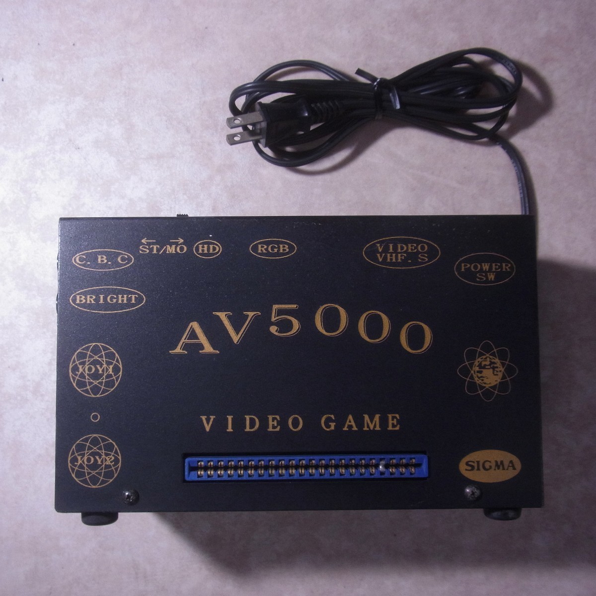 シグマ電子/SIGMA コントロールボックス AV-5000 通電確認済 ジャンク 