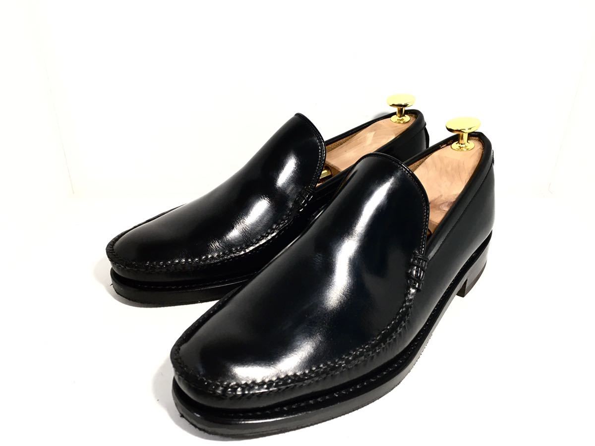 即決 送料込み シューツリー付き REGAL リーガル 23.5cm メンズ コブラ