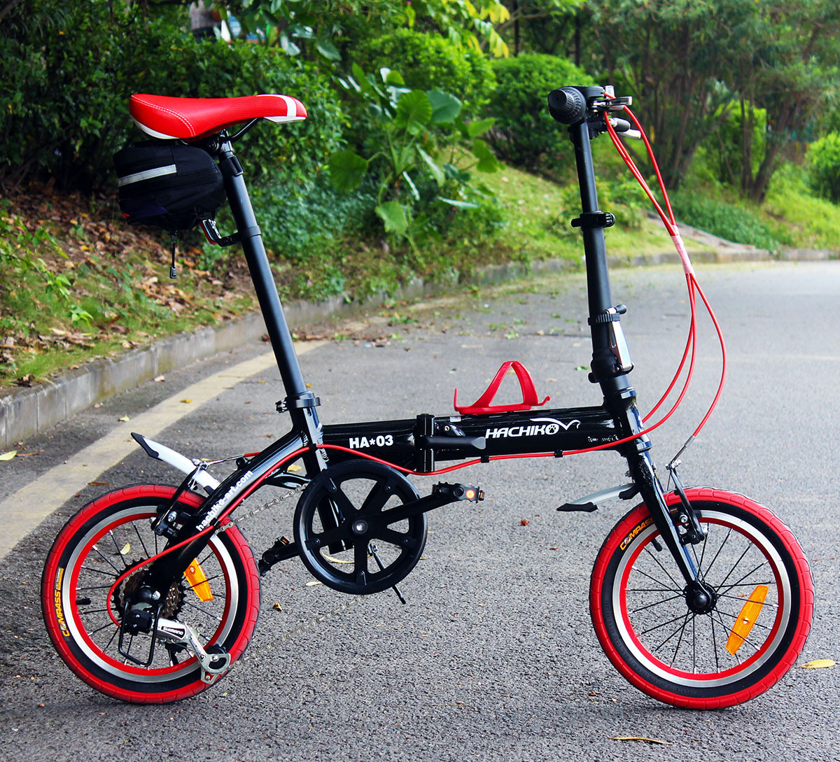 定番，100%新品 14インチアルミ 折りたたみ自転車 SHIMANO6段 folding bike 変速 前後フェンダー付き 黒(16インチ未満)｜売買されたオークション情報、yahooの商品情報をアーカイブ公開 - オークファン 16インチ未満