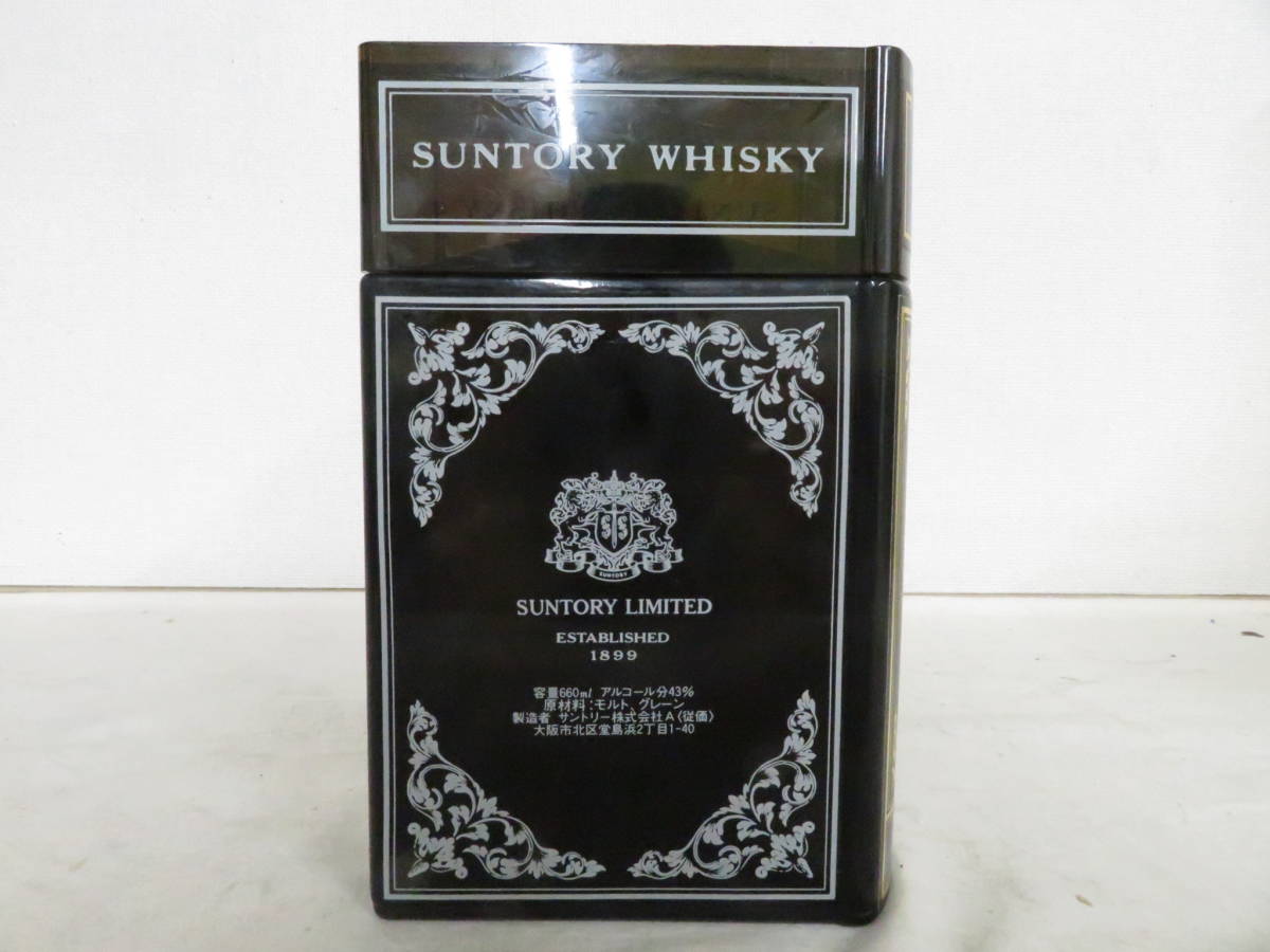 【赤字超特価，新作登場】 ☆☆※注・埼玉限定販売　 未開栓　古酒　 SUNTORY サントリー 国産 ウイスキー ブック型ボトル リザーブ 660ml 43度 