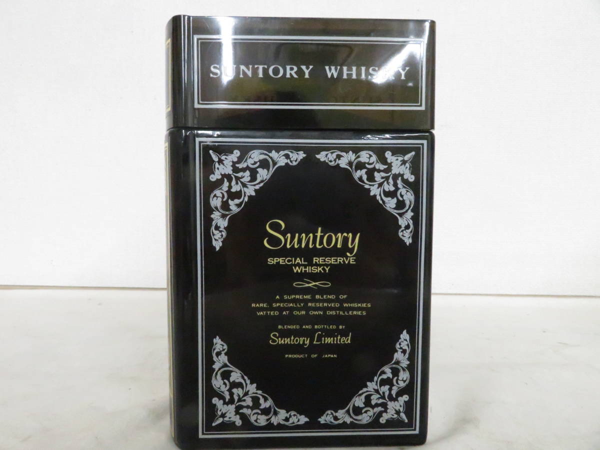 【赤字超特価，新作登場】 ☆☆※注・埼玉限定販売　 未開栓　古酒　 SUNTORY サントリー 国産 ウイスキー ブック型ボトル リザーブ 660ml 43度 
