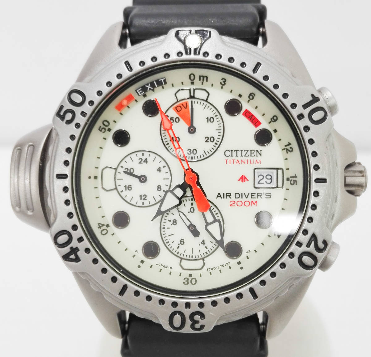 CITIZEN エアダイバーズ 電池交換済 メンズ腕時計 5810-F80120 大人気 