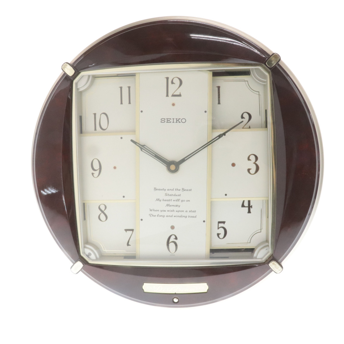 からくり時計 SEIKO セイコー RE544B 掛け時計 ディスクドリーム