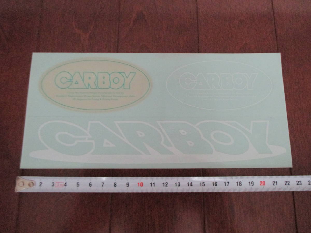 CARBOY カーボーイ 当時物希少ステッカー 八重洲出版 ドリフト 走り屋