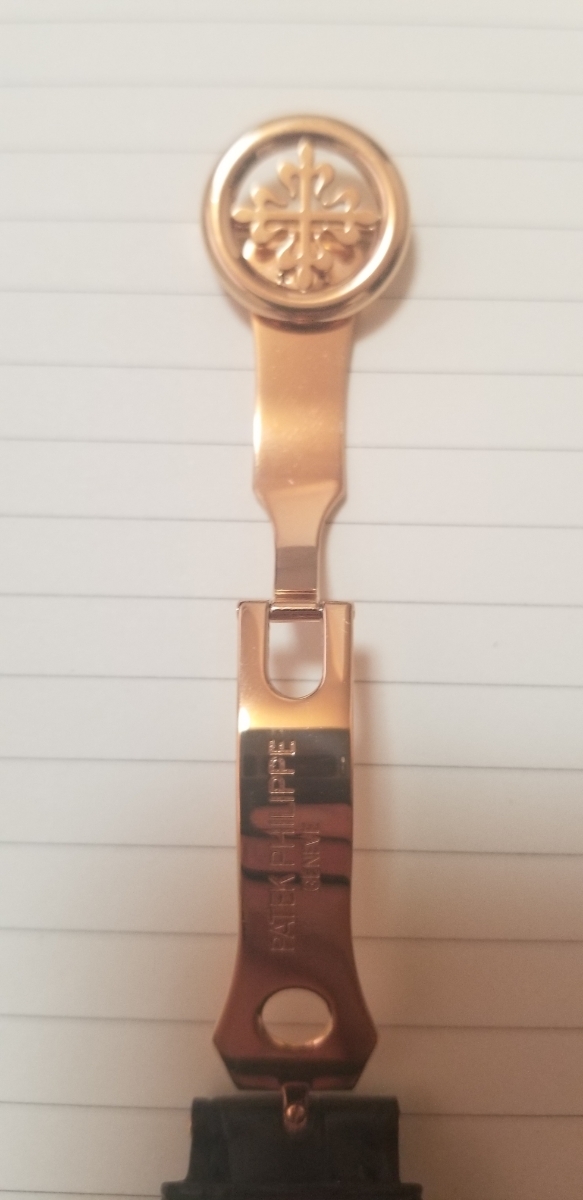 PATEK-PHILIPPE パテックフィリップ 18K ローズゴールド16ｍｍ Dバックル 入手困難