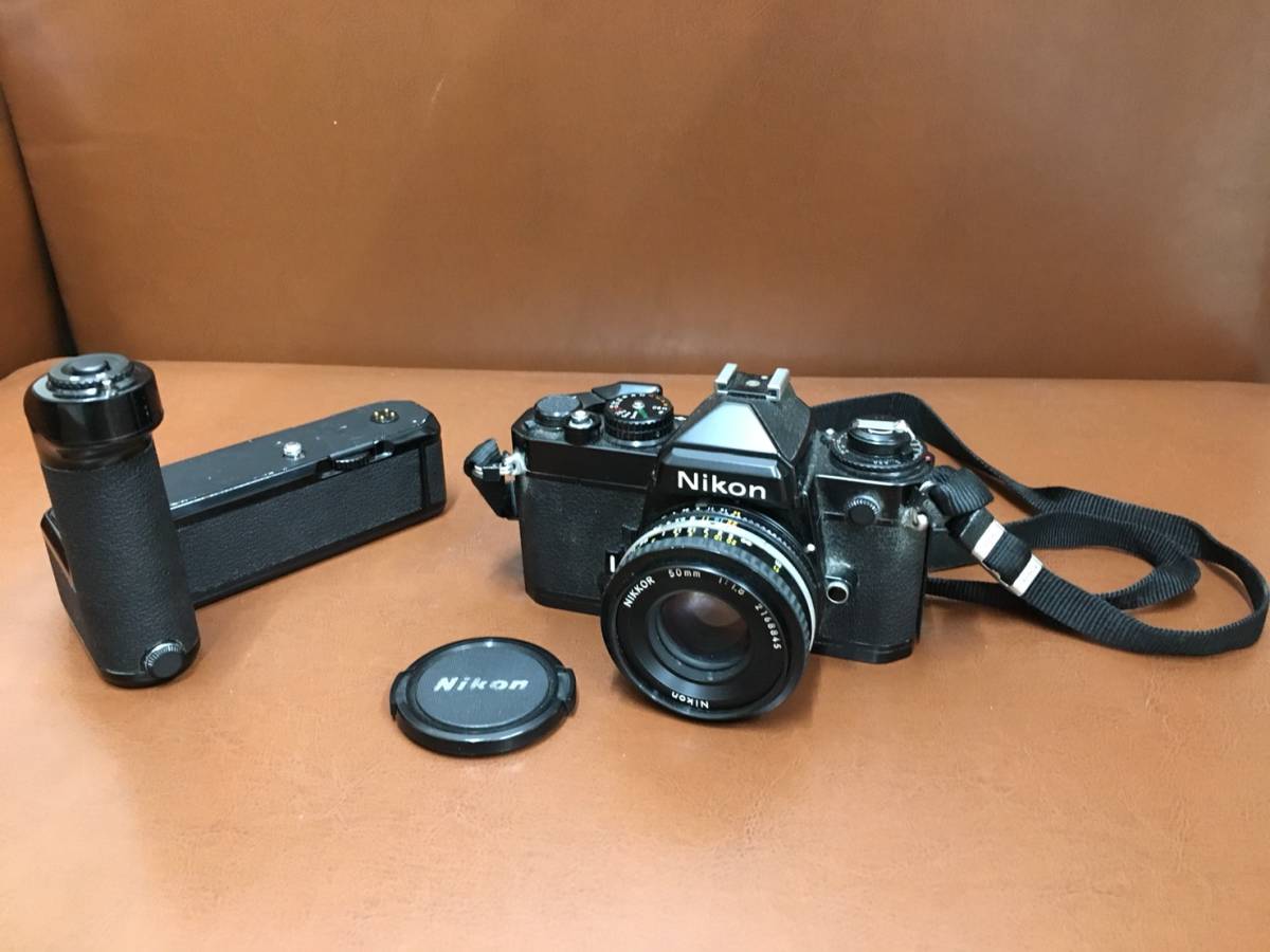 カメラ L-34 『Nikon FE』 『Micro-NIKKOR 105mm』ジャンク
