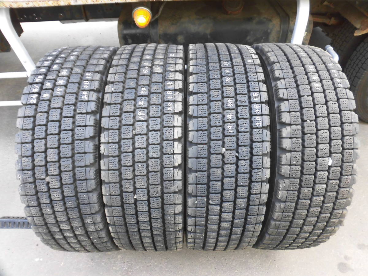 245/70R19.5 136/134J○ブリヂストン 19年スタッドレス4本○200815