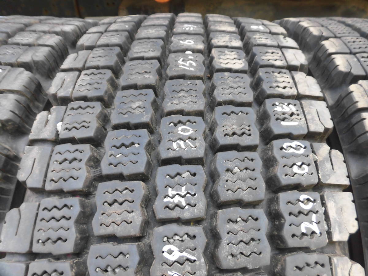 245/70R19.5 136/134J○ブリヂストン 19年スタッドレス4本○200815