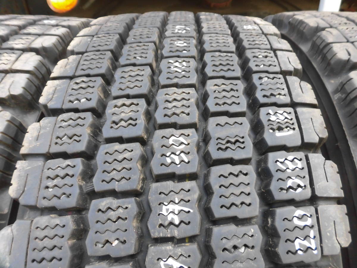 245/70R19.5 136/134J○ブリヂストン 19年スタッドレス4本○200815