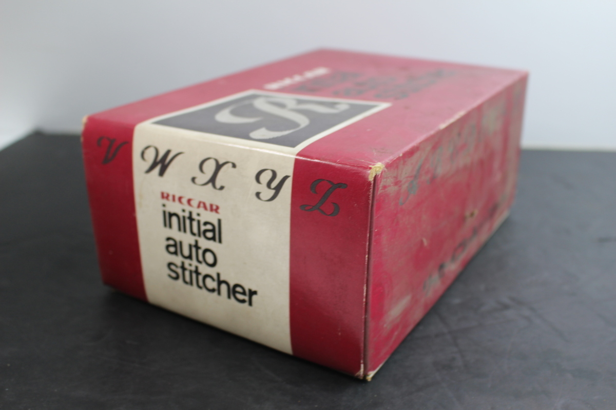 リッカーオートステッチャー RICCAR リッカー イニシャル オート