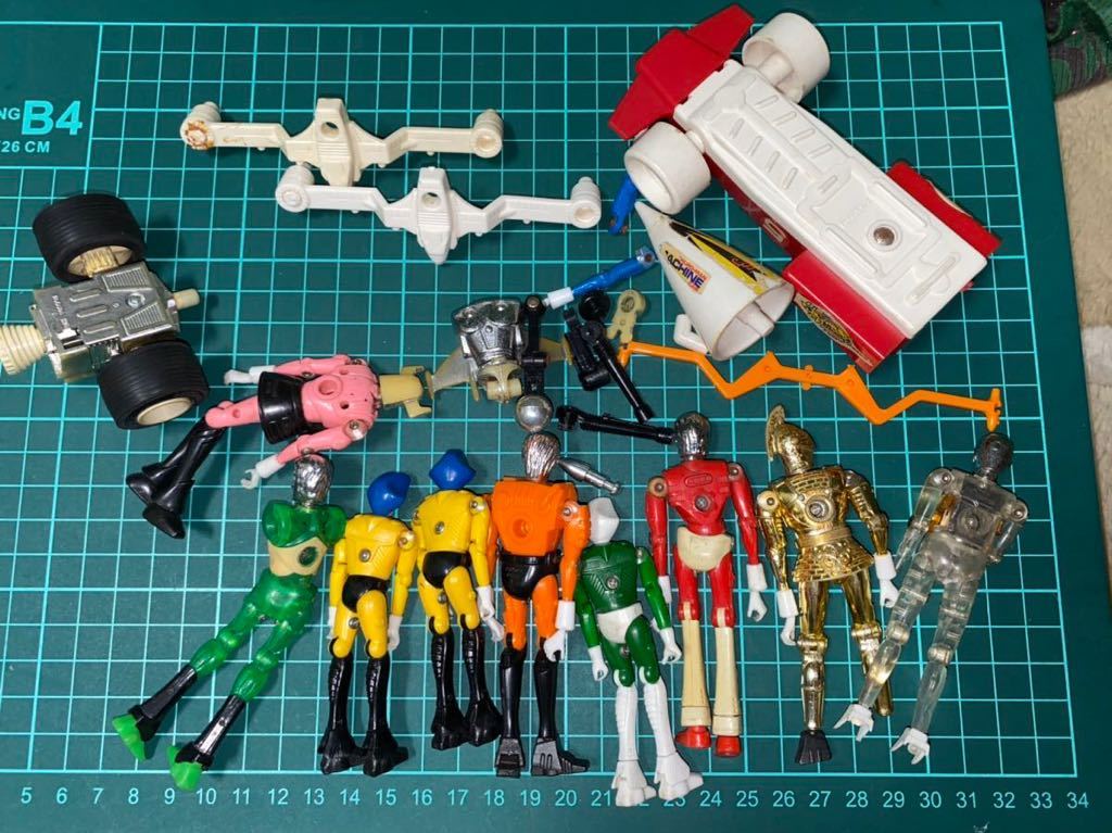 【ジャンク】ミクロマン　パーツ取り ミクロマン 旧タカラ 当時物 昭和 ジャンク アクベー パーツ 0 珍品