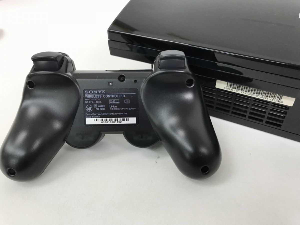 1円】PS3 本体 セット 60GB ブラック SONY PlayStation3 CECHA00 動作 