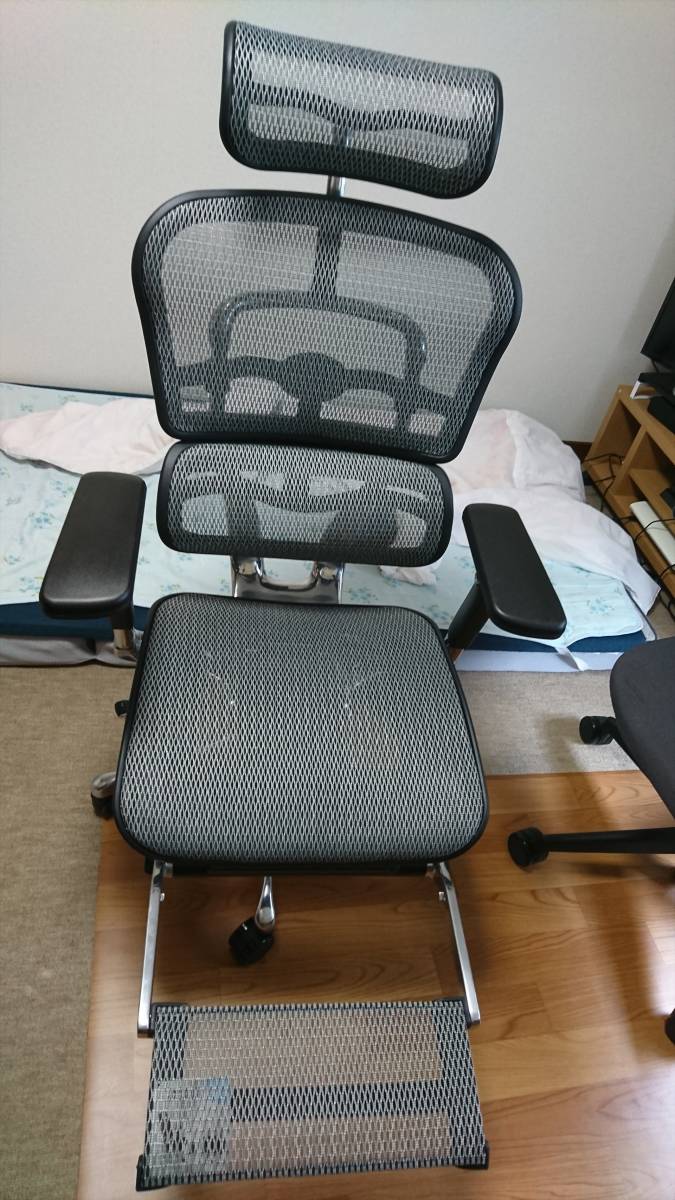 エルゴヒューマン プロ オットマン内蔵 ハイタイプ グレー EHP-LPL KM 