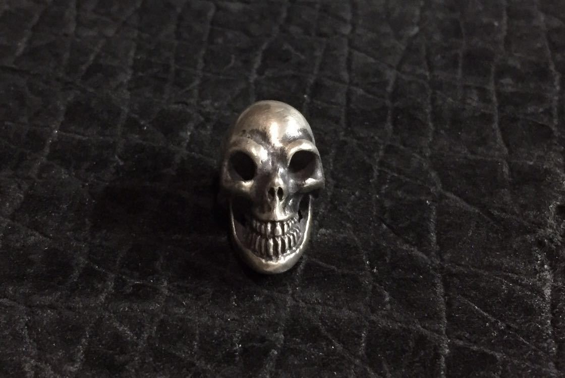 シルバー特大スカルコンチョ 42g コンチョ⁄シルバー925 シルバースカル