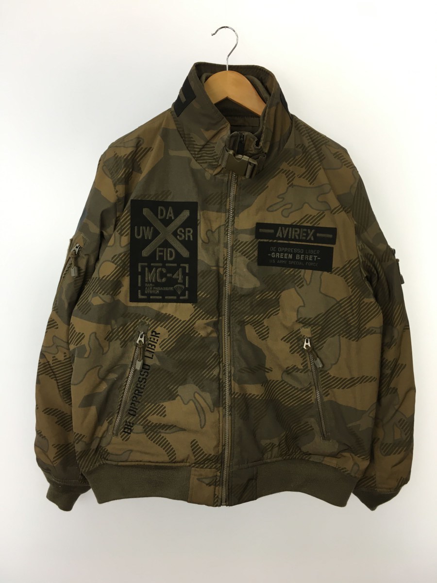 BURBERRY BLACK LABEL◇マウンテンパーカ/S/コットン/GRN/無地 【公式