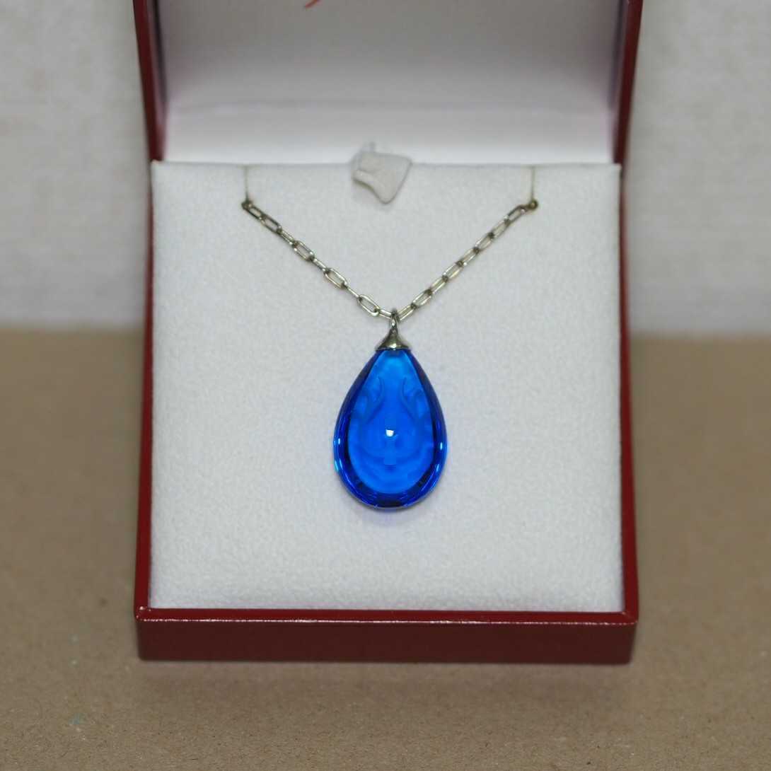 ○美品○限定品○ 天空の城ラピュタ バカラ 飛行石 ネックレス
