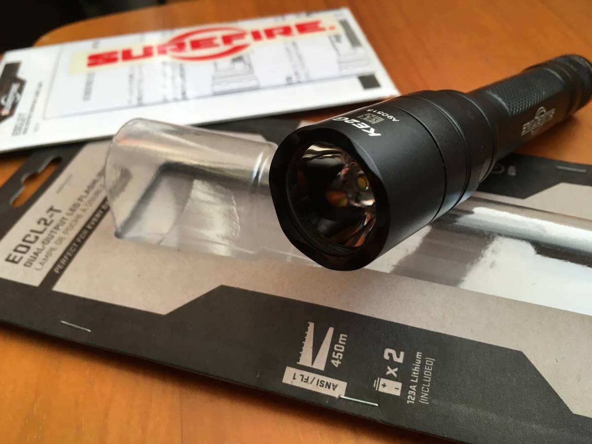 EDCL2-T SureFire Flashlight SUREFIRE LED Everyday Carry | Dual-Output アカリ シュアファイア : フラッシュライト – - ビックカメラ.com