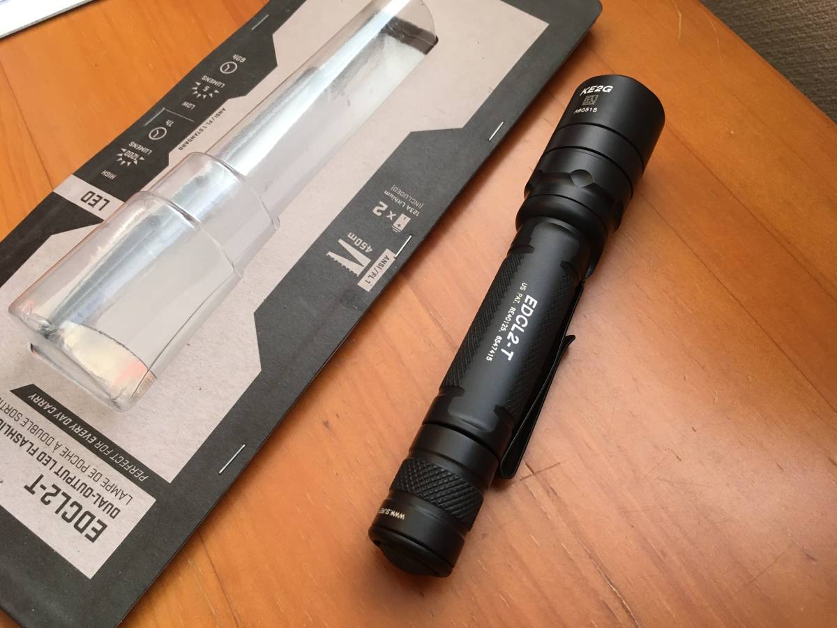 EDCL2-T SureFire Flashlight SUREFIRE LED Everyday Carry | Dual-Output アカリ シュアファイア : フラッシュライト – - ビックカメラ.com