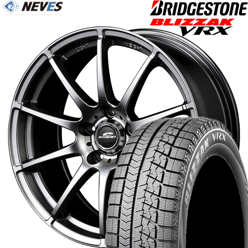 100%新品，新作 BRIDGESTONE BLIZZAK VRX 225/60R17 2020年 SCHNEIDER STAG メタリック 17x7.0J 114.3/5H+38 タイヤ＆ホイール 4本SET(スタッドレスタイヤ)｜売買されたオークション情報、yahooの商品情報をアーカイブ公開 - オーク 5穴