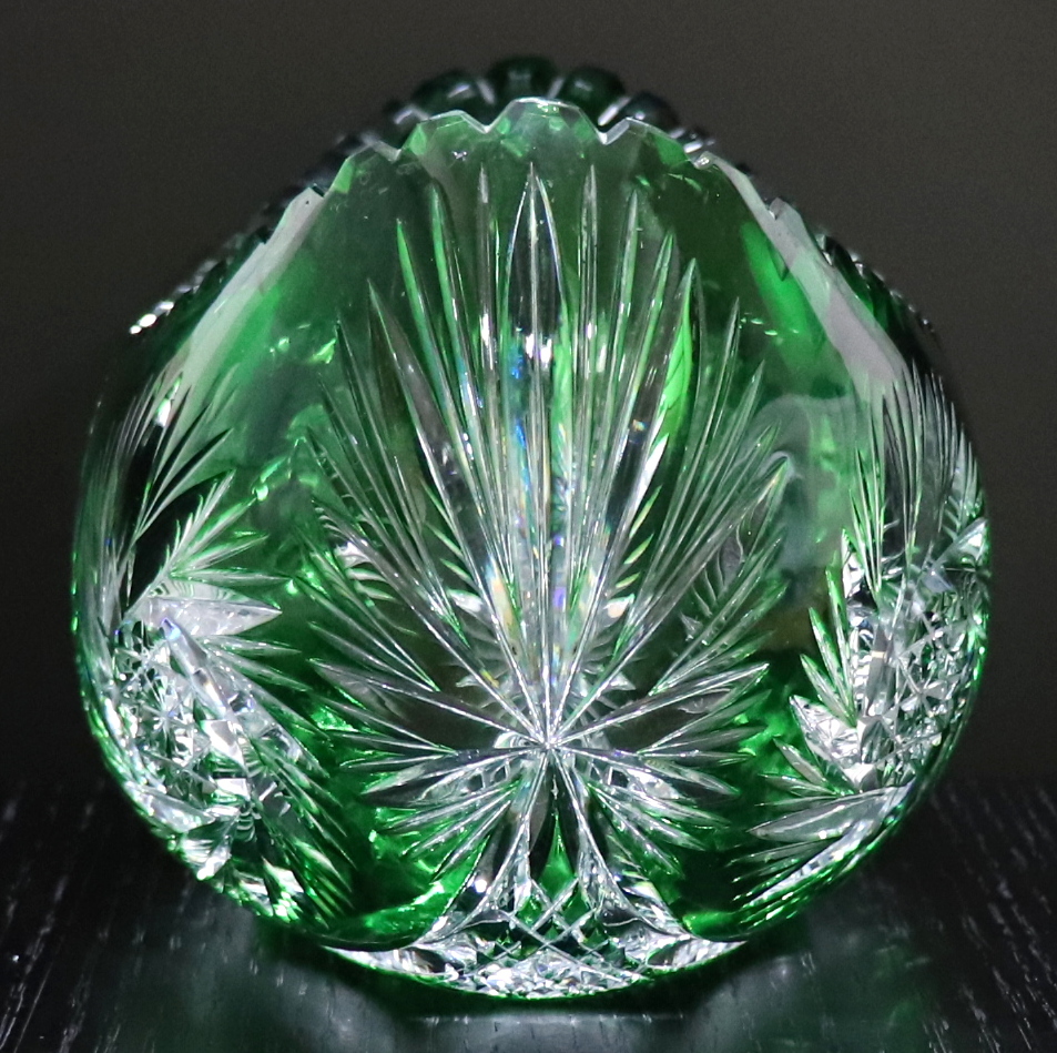 オールド・バカラ (BACCARAT) 1890年頃 特大作品 27cm!! 2.7kg超え