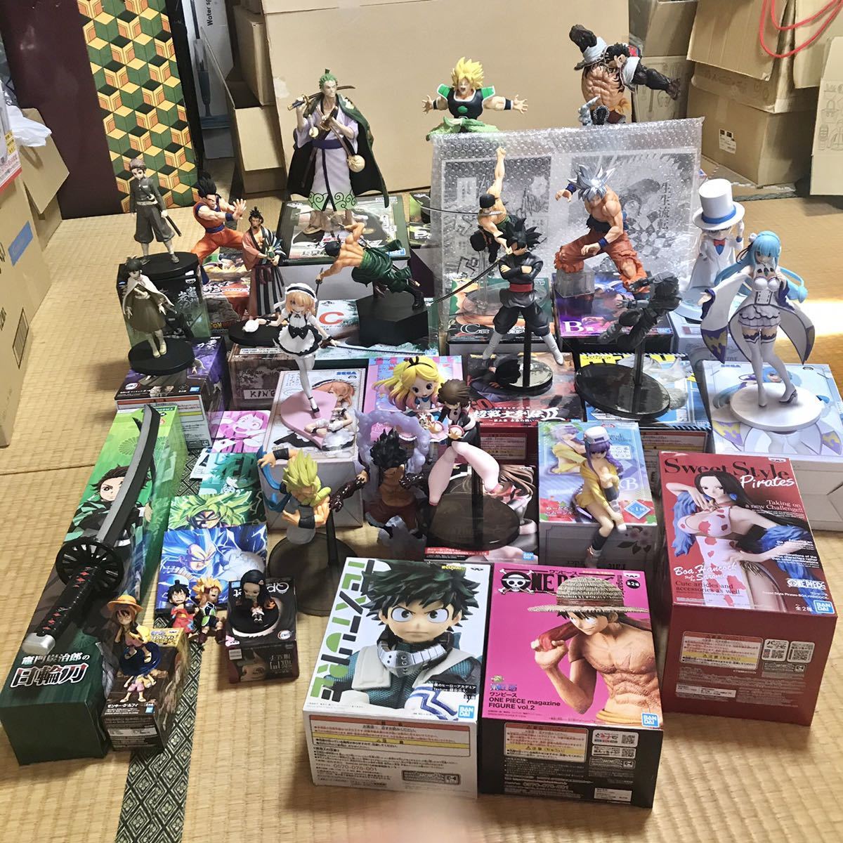 ワンピース ドラゴンボール ヒロアカなどフィギュア『ジャンク品