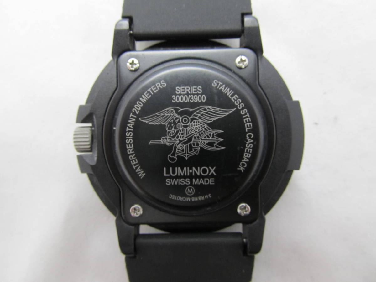 C2a壱○【美品】LUMINOX SERIES 3000/3900 クォーツ メンズ ウォッチ 