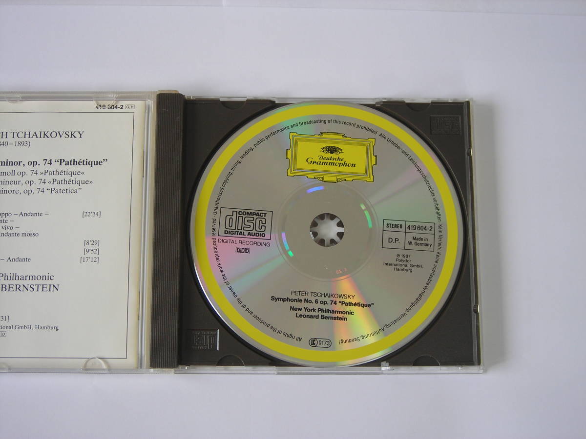 輸入盤ＣＤ　チャイコフスキー　交響曲第６番「悲愴」　バーンスタイン_4