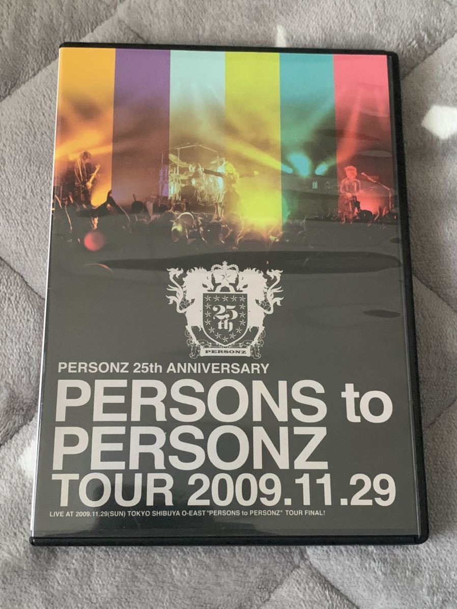 DVD PERSONS to PERSONZ TOUR 2009.11.29 25th ANNIVERSARY パーソンズ