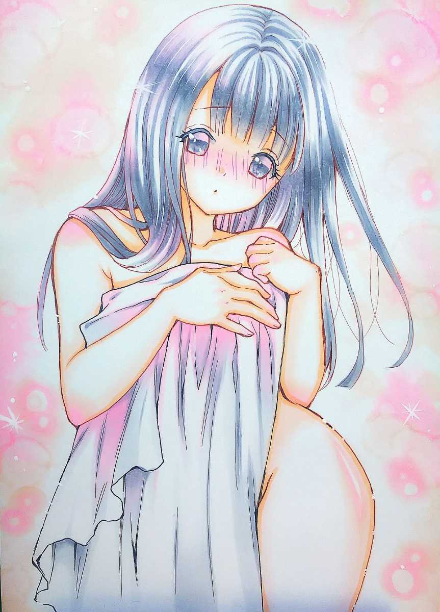 手描きイラスト お風呂前 女の子 オリジナル 手描きイラスト 売買されたオークション情報 Yahooの商品情報をアーカイブ公開 オークファン Aucfan Com