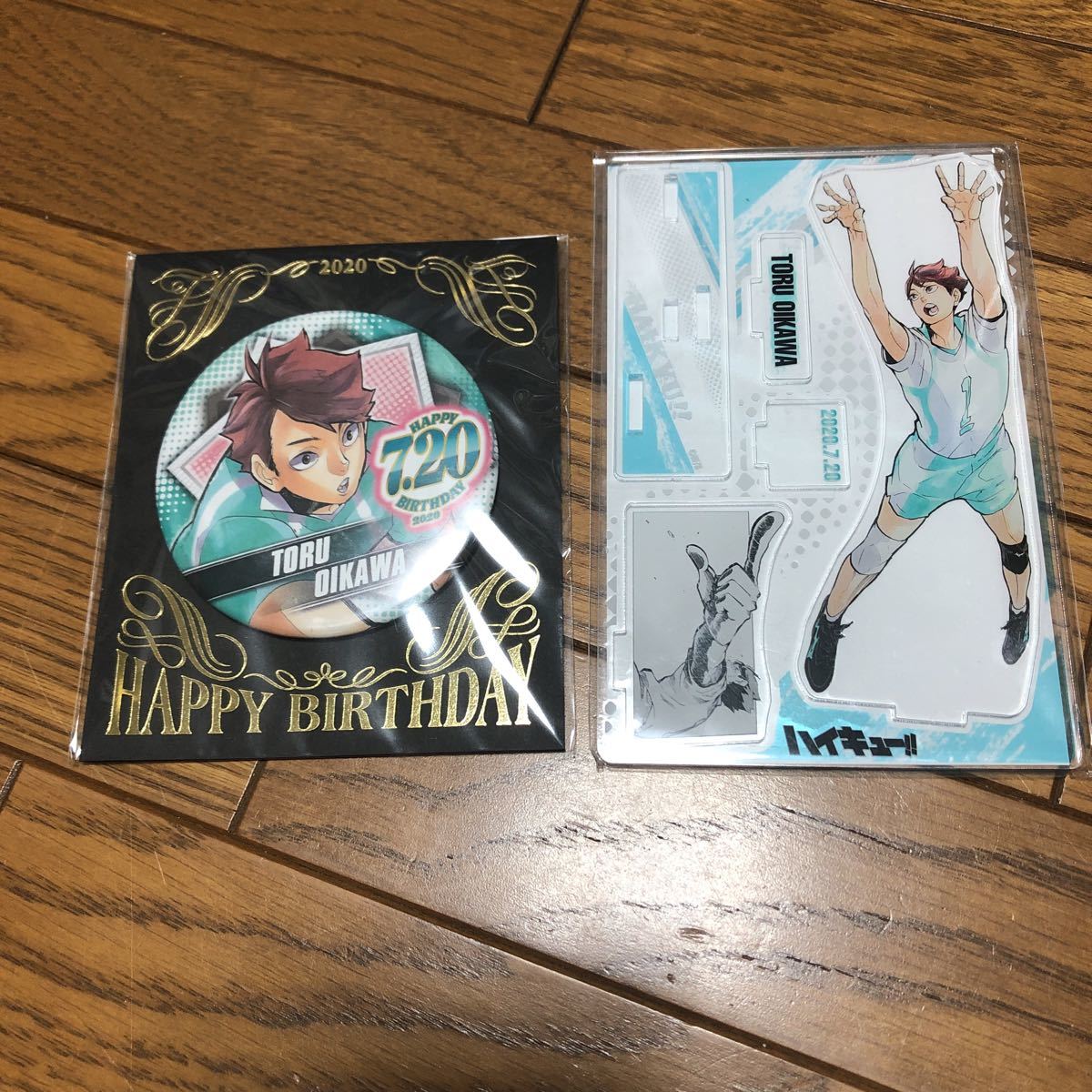 ハイキュー 及川徹 缶バッジ バースデー 2025 アクリルブロック