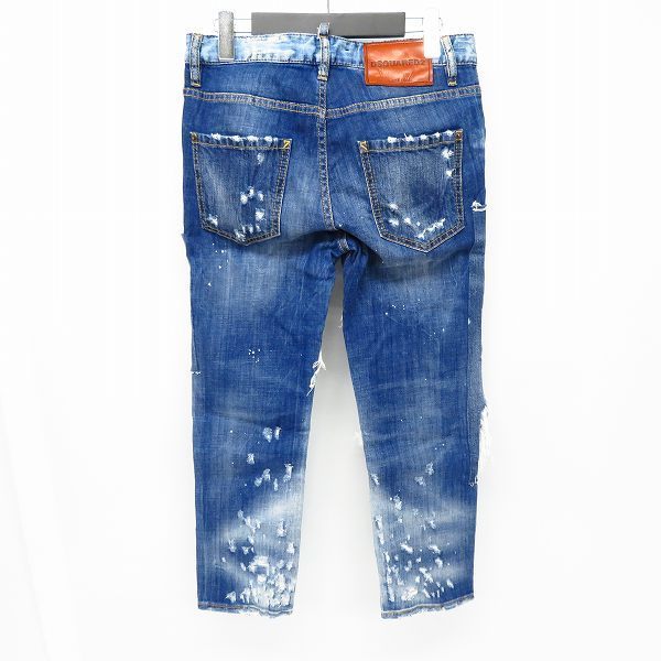 DSQUARED2/ディースクエアード GLAM HEAD JEAN ダメージ加工 デニム