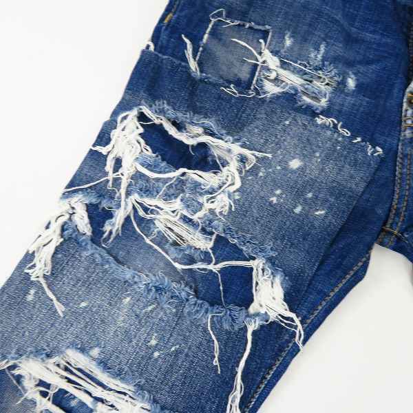 DSQUARED2/ディースクエアード GLAM HEAD JEAN ダメージ加工 デニム