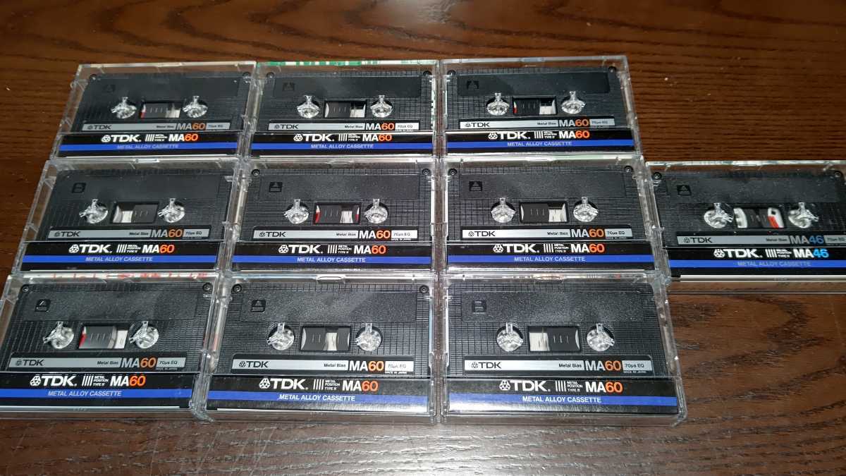  カセットテープ 録音済 爪有り TDK MA60 / TDK MA46 まとめて10本(記録媒体)｜売買されたオークション情報、yahooの商品情報をアーカイブ公開 - オークファン 記録媒体