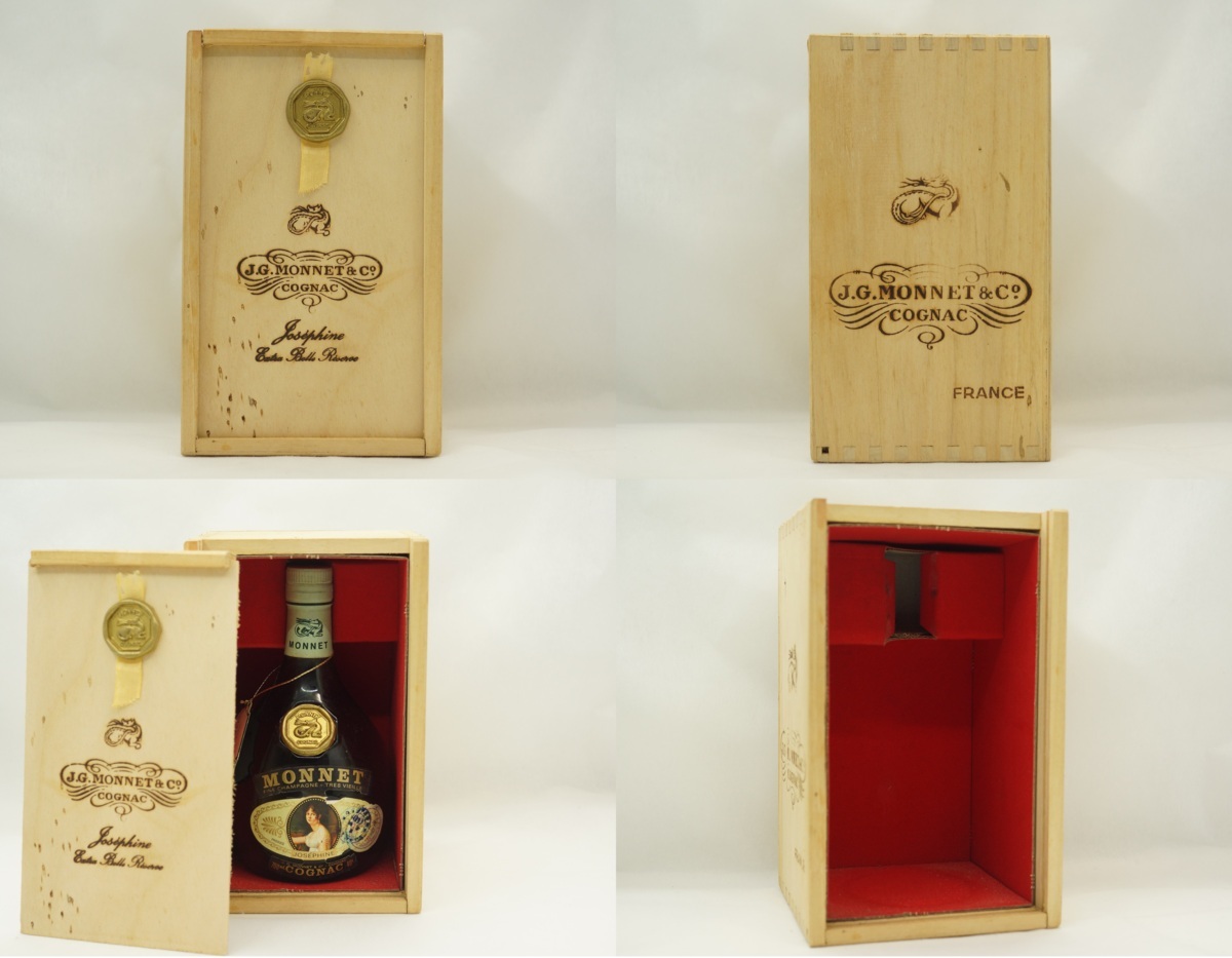 未開栓 ブランデー J.G.MONNET モネ ジョセフィーヌ 700ml/40％ COGNAC コニャック 木箱付 k_z ジョセフィーヌ モネ MONNET EDK6k [古酒未開栓 J.G