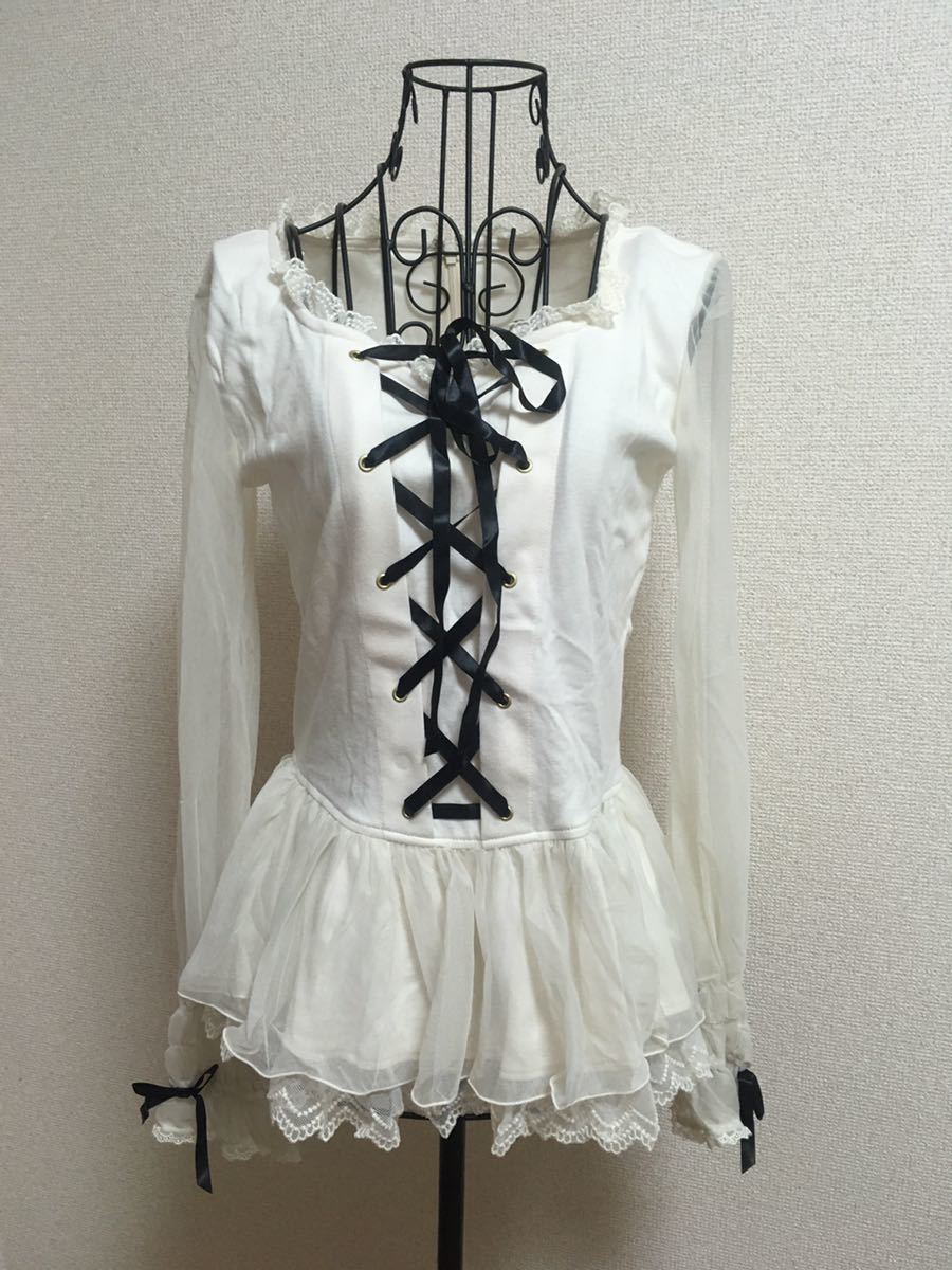 正規品，豊富な Angelic Pretty カットソー トップス(トップス)｜売買されたオークション情報、yahooの商品情報をアーカイブ公開 - オークファン トップス