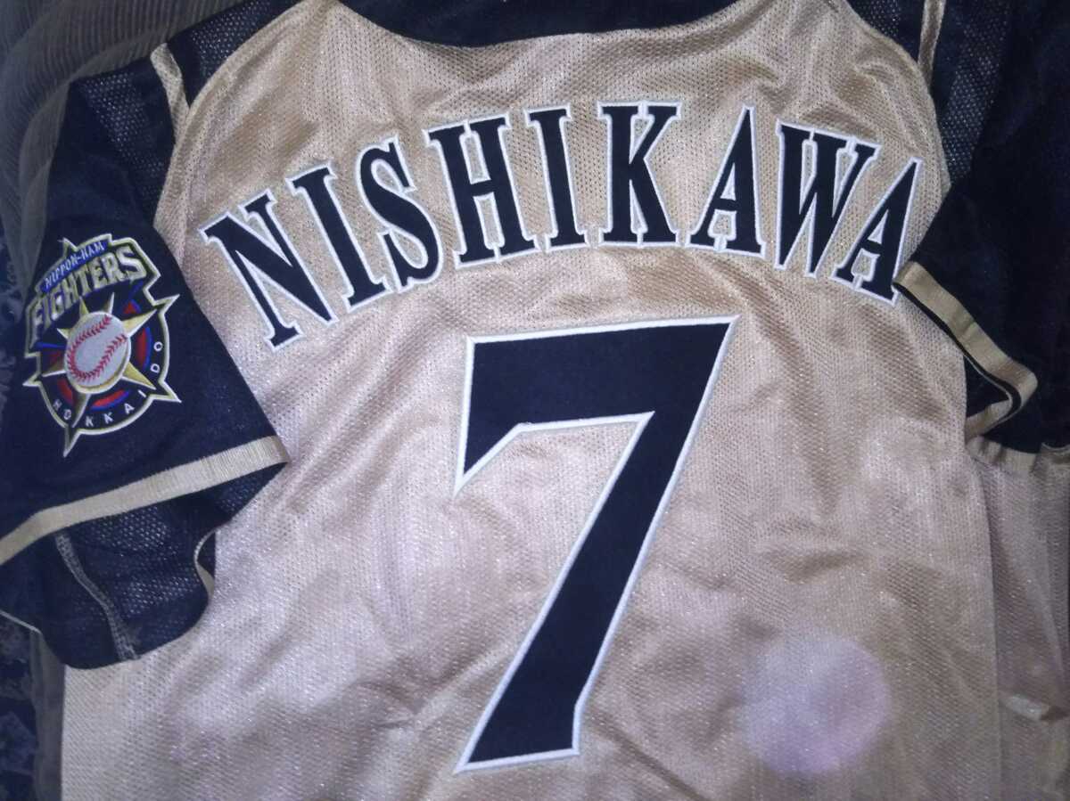 日本ハムファイターズ 市販 西川選手ビジターレプリカユニフォーム　Mサイズ