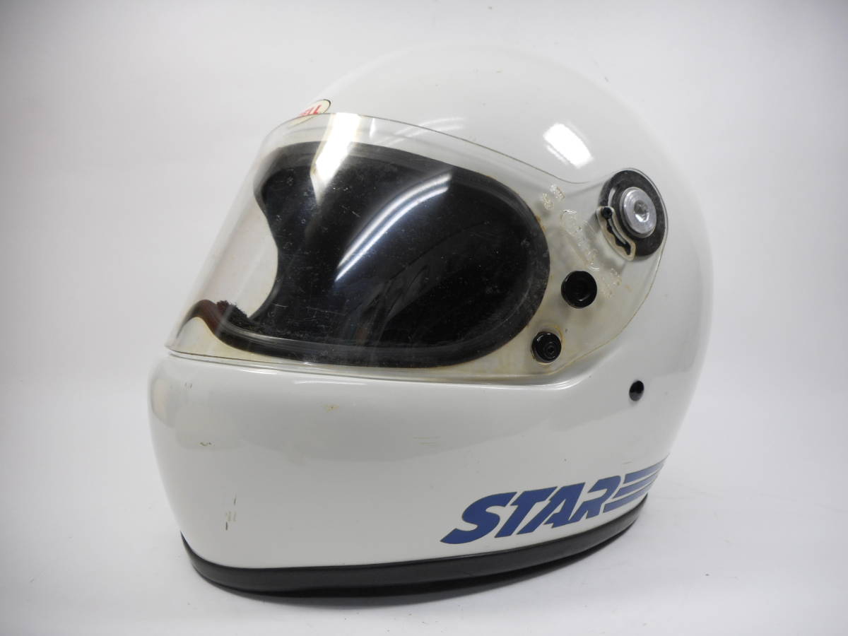 70s STAR BELL フルフェイスヘルメット 0 目深加工済み M 1 1⁄4 目