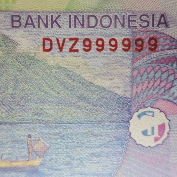 < インドネシア 通番ゾロ目(999999) インドネシア共和国 海外
