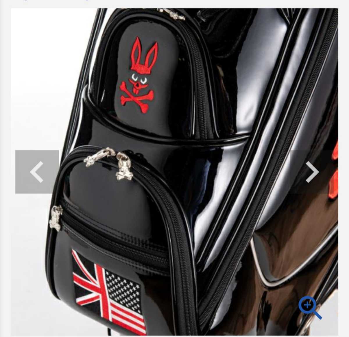 2020FW/Psycho_Bunny/サイコバニー/PBMG0FC6/MISCHIEF_BUNNY_GOLF_BAG/キャディバッグ/口枠5分割/_4