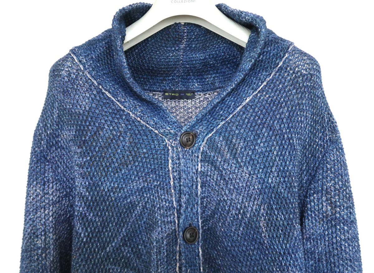 ETRO エトロ カーディガン イタリア製 極美品⁄XLサイズ○最高級 ジップ 