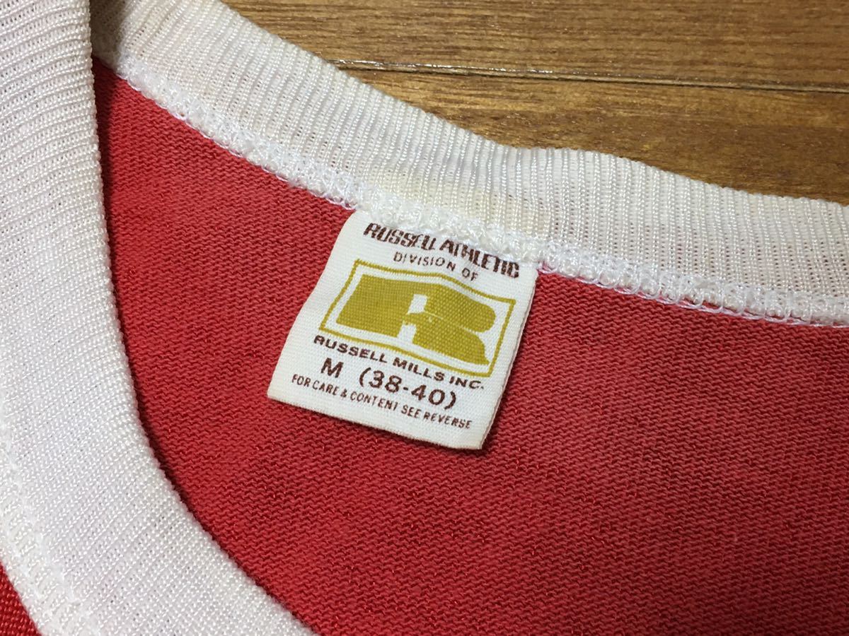 RUSSELL USA製 ATHLETIC 70s ラッセル 金タグ 70年代 ラッセル 