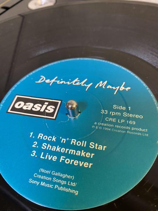 Oasis Definitely Maybe Vinyl OASIS UK vinyl & Maybe